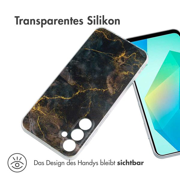 imoshion Design Hülle für das Samsung Galaxy A16 5G - Black Marble