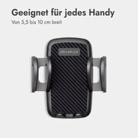 imoshion Handyhalterung für das Auto – Universell – Verstellbar - Lüftungsgitter - Schwarz