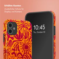 Selencia Vivid Tough Back Cover für das iPhone 11 - Tropical Vibes Apricot