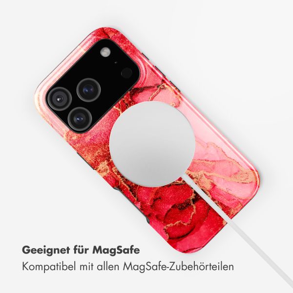 Selencia Vivid Rückabdeckung mit MagSafe Apple iPhone 17 Pro - Rosy Marble