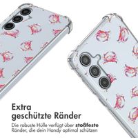 imoshion Design Hülle mit Band Samsung Galaxy A35 - Crab Watercolor