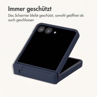 imoshion Color Backcover mit Ständer Samsung Galaxy Z Flip 8 - Dunkelblau