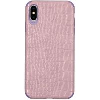 My Jewellery Croco Soft Case Back Cover iPhone Xs Max - Violett