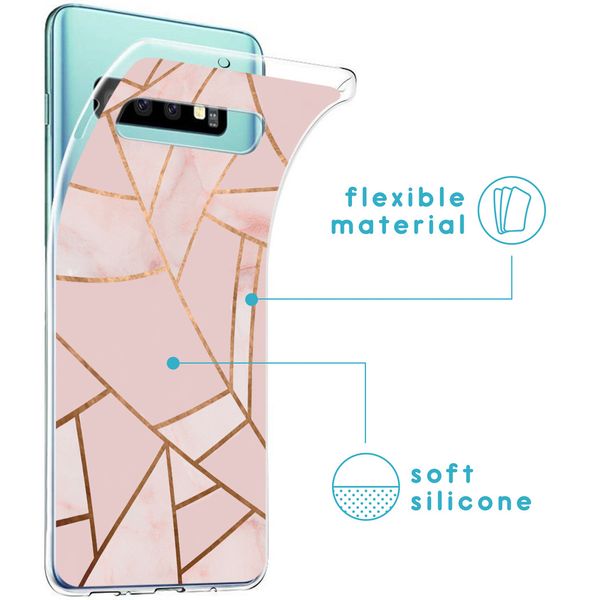 imoshion Design Hülle für das Samsung Galaxy S10 - Pink Graphic