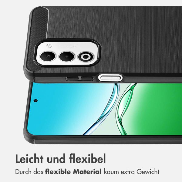 imoshion Brushed Back Cover Oppo A5 5G (2025) - Schwarz
