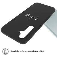 imoshion Design Hülle für das Samsung Galaxy A54 (5G) - Fuck Off - Schwarz