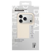 iDeal of Sweden Silikonhülle mit MagSafe Apple iPhone 17 Pro Max - Cloud Dancer