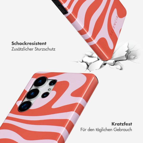 Selencia Vivid Back Cover Samsung Galaxy S25 Ultra - Dream Swirl Pink