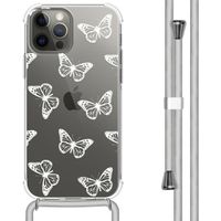 imoshion Design Hülle mit Band für das iPhone 12 (Pro) - Butterfly