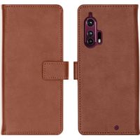 imoshion Luxuriöse Klapphülle Motorola Edge Plus - Braun