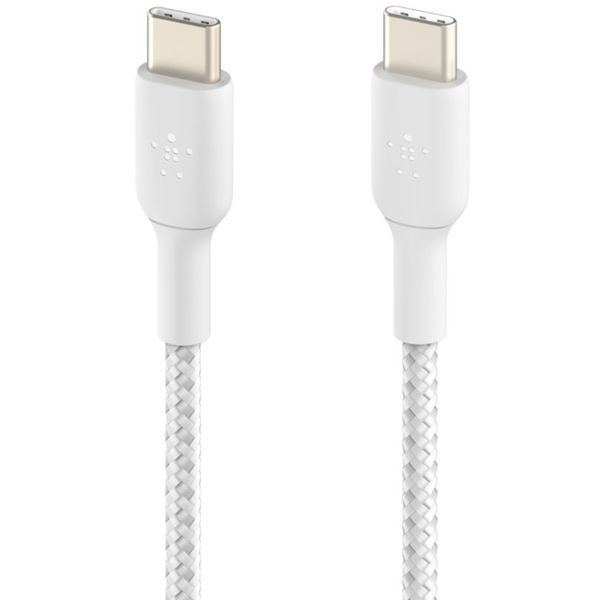 Belkin Boost↑Charge™ Braided USB-C-zu-USB-C Kabel - 1 Meter - Weiß