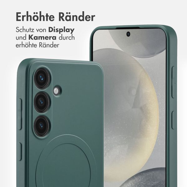 imoshion Color Back Cover mit MagSafe Samsung Galaxy S24 - Dunkelgrün