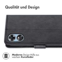 imoshion Luxuriöse Klapphülle für das Oppo A17 - Schwarz