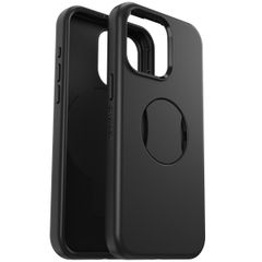 OtterBox Otter + Pop Symmetry Backcover für das Apple iPhone 15 Pro Max - Schwarz