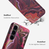 Selencia Vivid Back Cover Samsung Galaxy S24 - Marble Purple