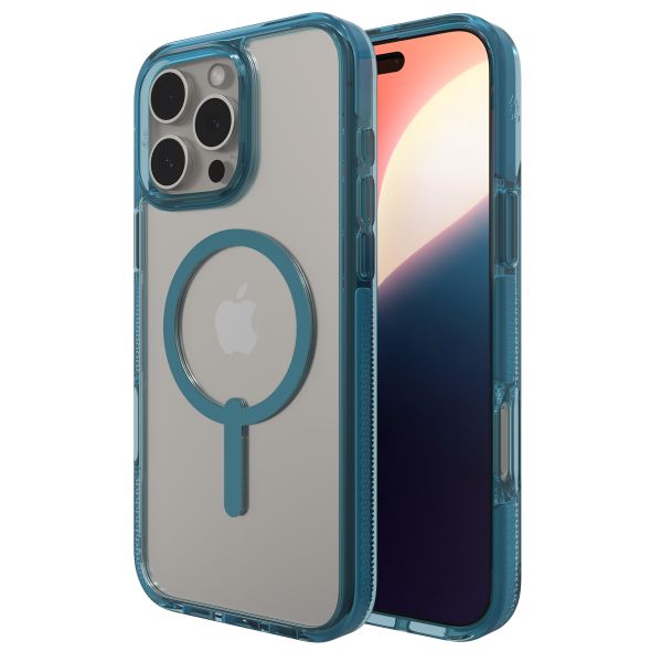 ZAGG Santa Cruz Snap Case mit MagSafe für das iPhone 16 Pro Max - Blau