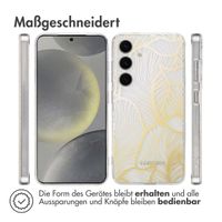 imoshion Design Hülle für das Samsung Galaxy S25 - Golden Leaves