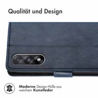 imoshion Luxuriöse Klapphülle OnePlus Nord 5 - Dunkelblau