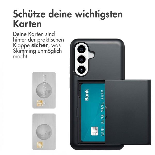 imoshion Backcover mit Kartenfach Samsung Galaxy A36 / A56 - Schwarz