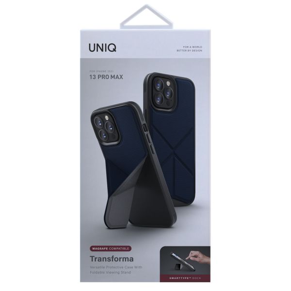 Uniq Transforma Back Cover mit MagSafe für das iPhone 13 Pro Max - Electric Blue