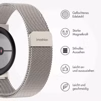 imoshion Magnetisches Milanaise Armband für Google Pixel Watch 3 / 4 (45 mm) - Starlight