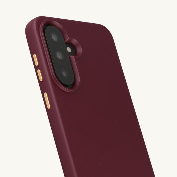 Selencia Rivièra Backcover mit MagSafe mit abnehmbaren Haken Samsung Galaxy A37 (5G) - Bold Burgundy