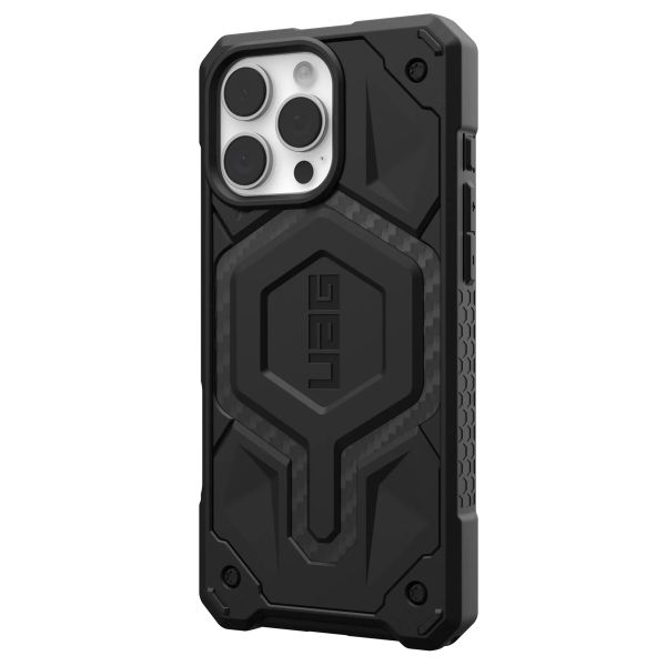 UAG Monarch Pro Backcover für das iPhone 16 Pro Max - Carbon Fiber