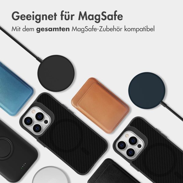 imoshion Rugged Hybrid Carbon Case mit MagSafe iPhone 14 Pro - Schwarz