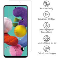 Selencia Displayschutz aus gehärtetem Glas für das Samsung Galaxy A51