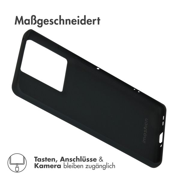 imoshion Color TPU Hülle für das Motorola Edge 50 Pro - Schwarz