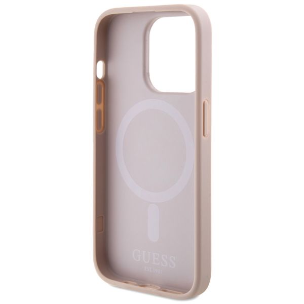 Guess Saffiano MagSafe Back Cover Apple iPhone 15 Pro - Rosa