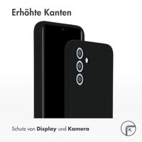 Accezz Liquid Silikoncase für das Samsung Galaxy A54 (5G) - Schwarz