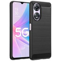 imoshion Brushed Back Cover Oppo A58 - Schwarz