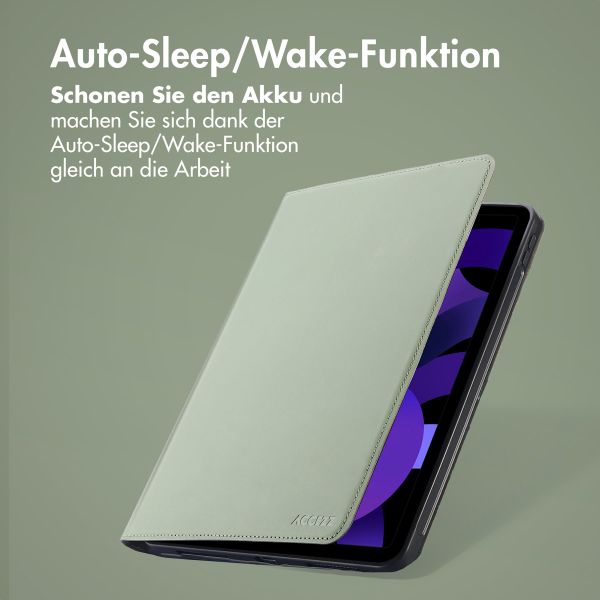 Accezz Classic Klapphülle Apple iPad Mini 7 (2024) / iPad Mini 6 (2021) - Grün