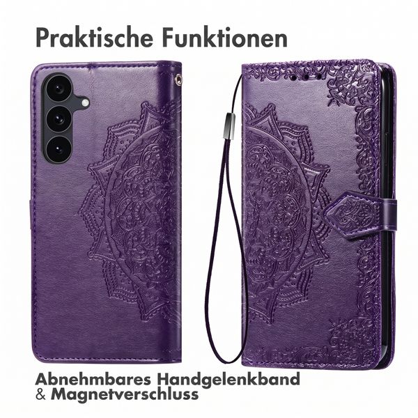 imoshion Mandala Klapphülle Samsung Galaxy S26 FE - Violett