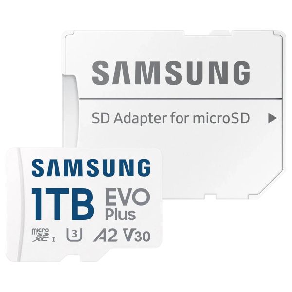 Samsung EVO Plus microSD 2024 - 1TB - Inklusive SD-Adapter - UHS-I/U3/Full HD/4K UHD