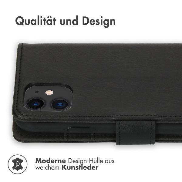 imoshion Luxuriöse Klapphülle Schwarz für das Apple iPhone 11