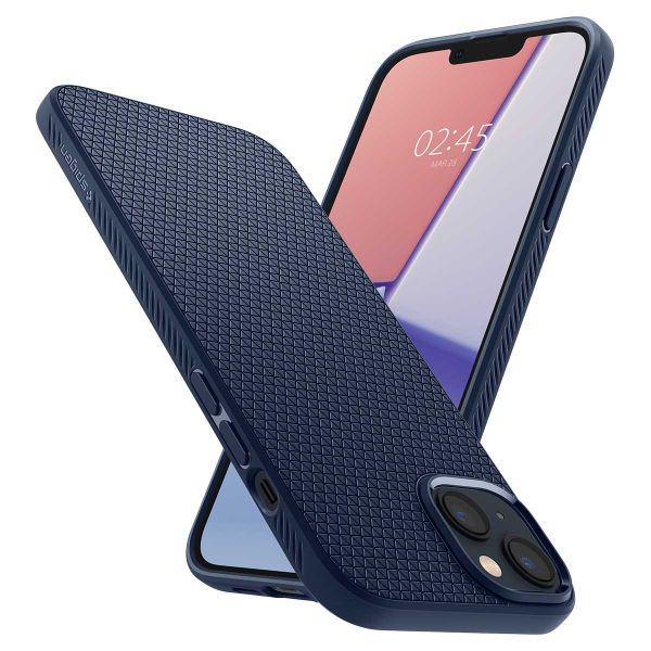 Spigen Liquid Air™ Case für das iPhone 14 Pro Max - Dunkelblau