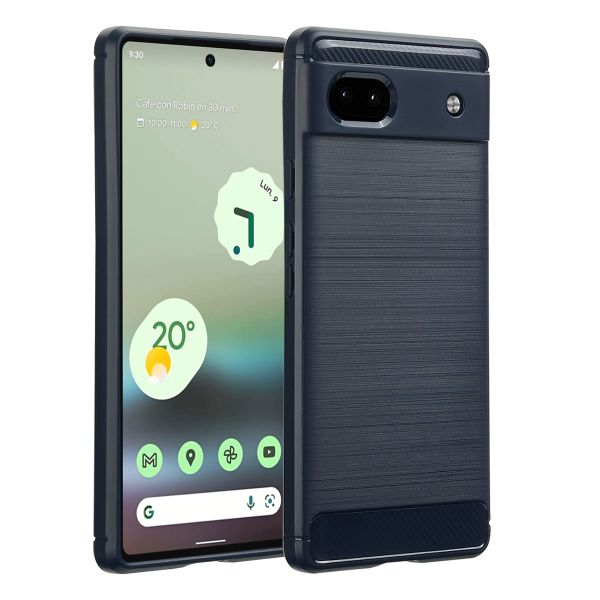 imoshion Brushed Back Cover Google Pixel 6a - Dunkelblau