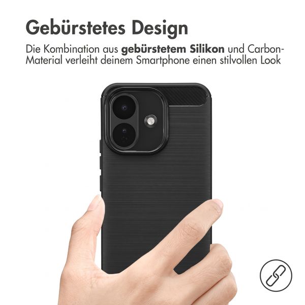 imoshion Brushed Back Cover Xiaomi Redmi Note 17 Pro - Schwarz