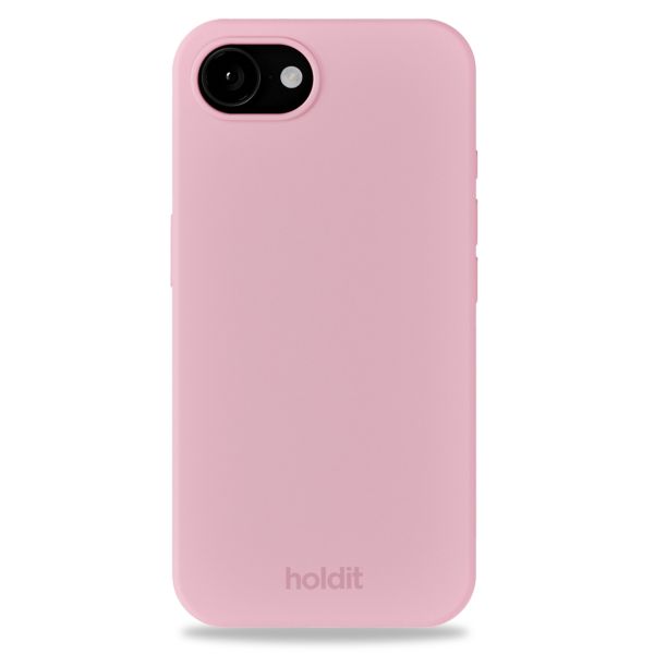 Holdit Silicone Case für das iPhone 16e - Rosa