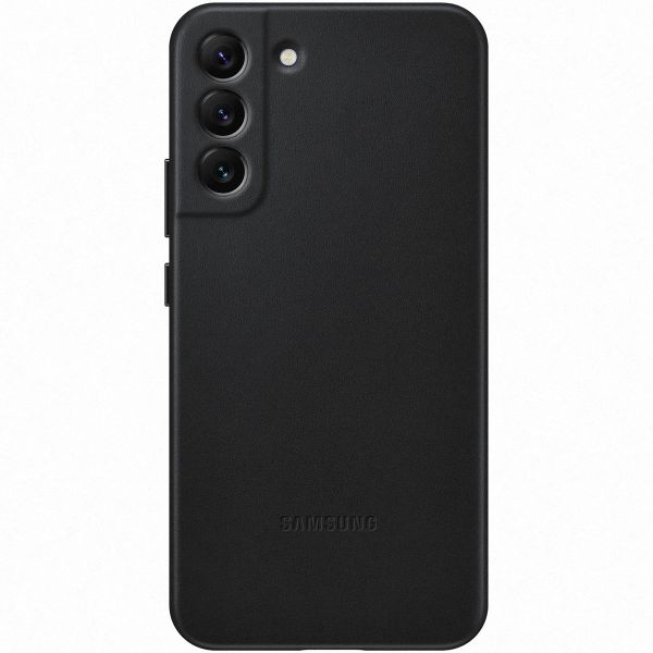 Samsung Original Leather Backcover für das Galaxy S22 Plus - Schwarz