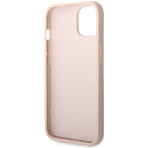 Guess 4G Metal Logo Back Cover für das iPhone 15 - Rosa