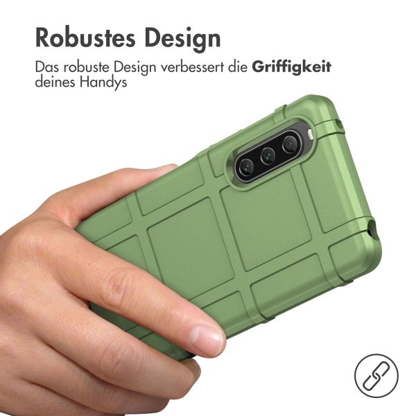 imoshion Rugged Shield Backcover Sony Xperia 10 V - Dunkelgrün