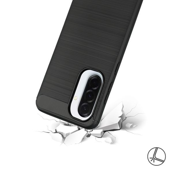 imoshion Brushed Back Cover Samsung Galaxy A37 (5G) - Schwarz