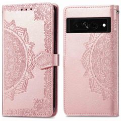 imoshion Mandala Klapphülle für das Google Pixel 7 Pro - Rose Gold