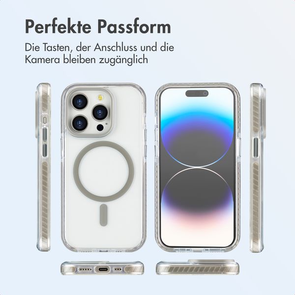 imoshion Combat MagSafe Hülle Apple iPhone 14 Pro - Grau