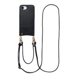 Selencia Nova HandyHülle mit Kordel und Kartenhalter Apple iPhone 16e - Schwarz