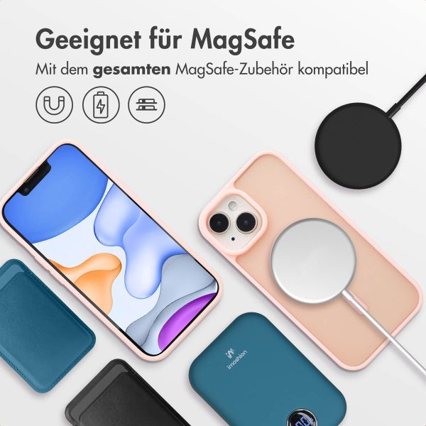 imoshion Color Guard Back Cover mit MagSafe für das iPhone 15 - Hellrosa