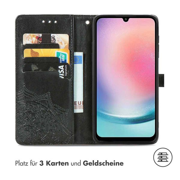 imoshion Mandala Klapphülle Samsung Galaxy A25 (5G) - Schwarz
